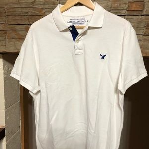 Men’s American eagle polo white XL